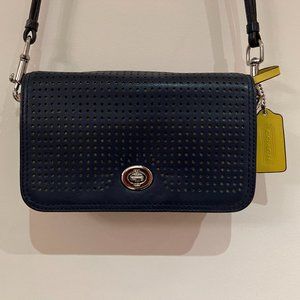 Coach Crossbody - Navy Blue